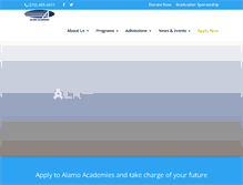 Tablet Screenshot of alamoacademies.com